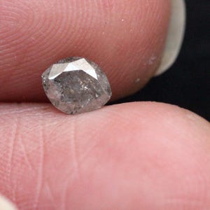 0.31 Ct Natural Diamond, 4x5mm, Salt And Pepper Marquise Cut Diamond for Engagement Rings, Faceted Fancy Marquise Diamond for Jewelry-PDD209