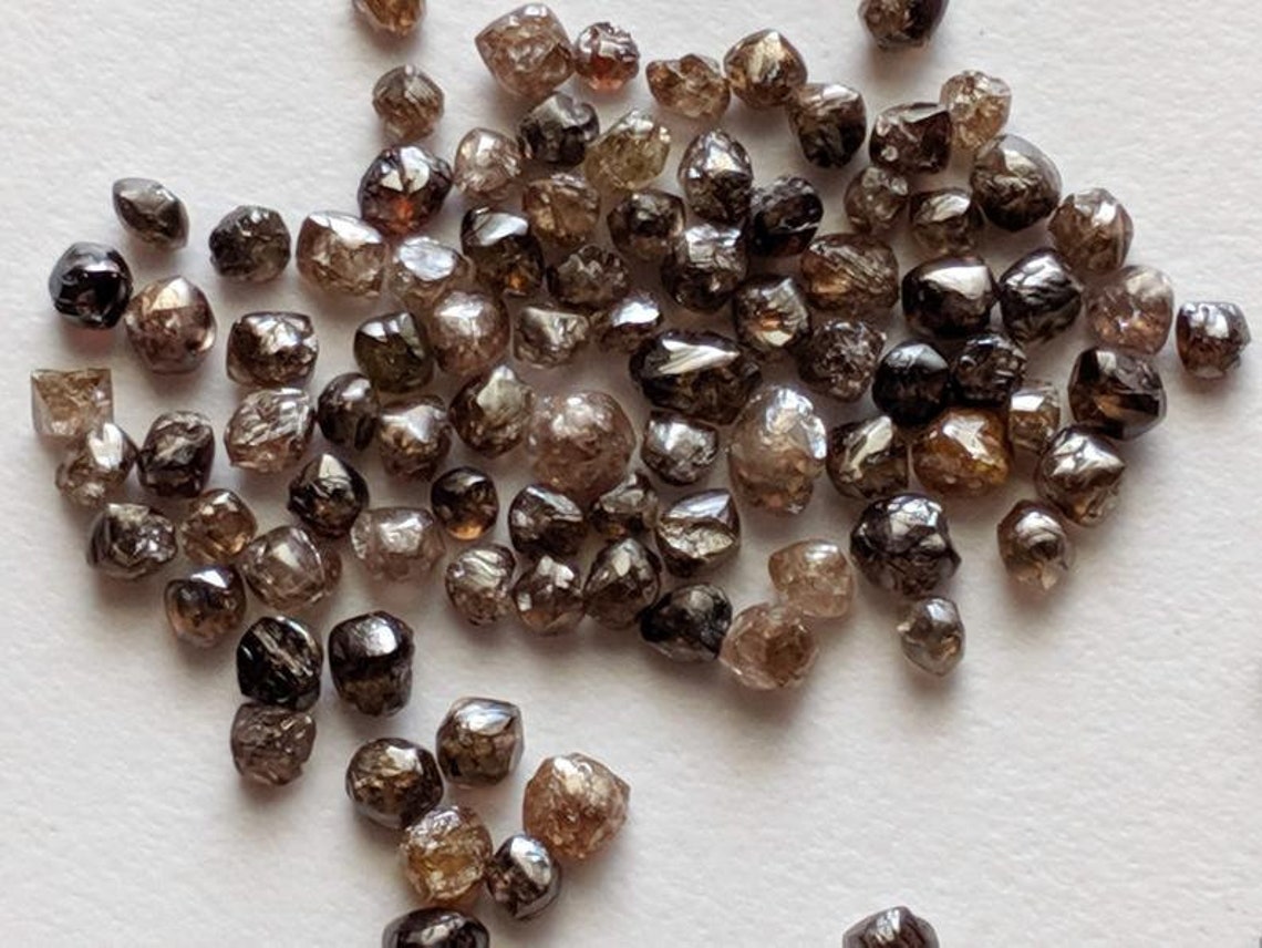 23mm Raw Brown Diamonds Loose Brown Diamond Rondelle Uncut Etsy