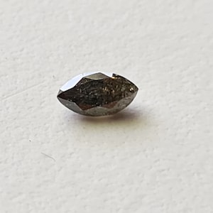 6x3.3mm Salt And Pepper Diamond Marquise 0.34Cts Natural Brilliant Cut Marquise Diamond Perfect For Promise Ring
