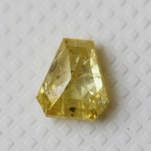 Yellow Shield Diamond, Natural Yellow Diamond Shield For Ring, Loose Diamond Shield Pendant, Diamond Shield for Engagement Rings, 4.8x4.3mm