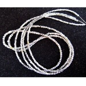 1.5mm-2mm Grey Box Rough Diamonds, Natural Diamonds, Raw Diamonds, Beads, Conflict Free Diamonds For Jewelry (4IN To 16IN Options)
