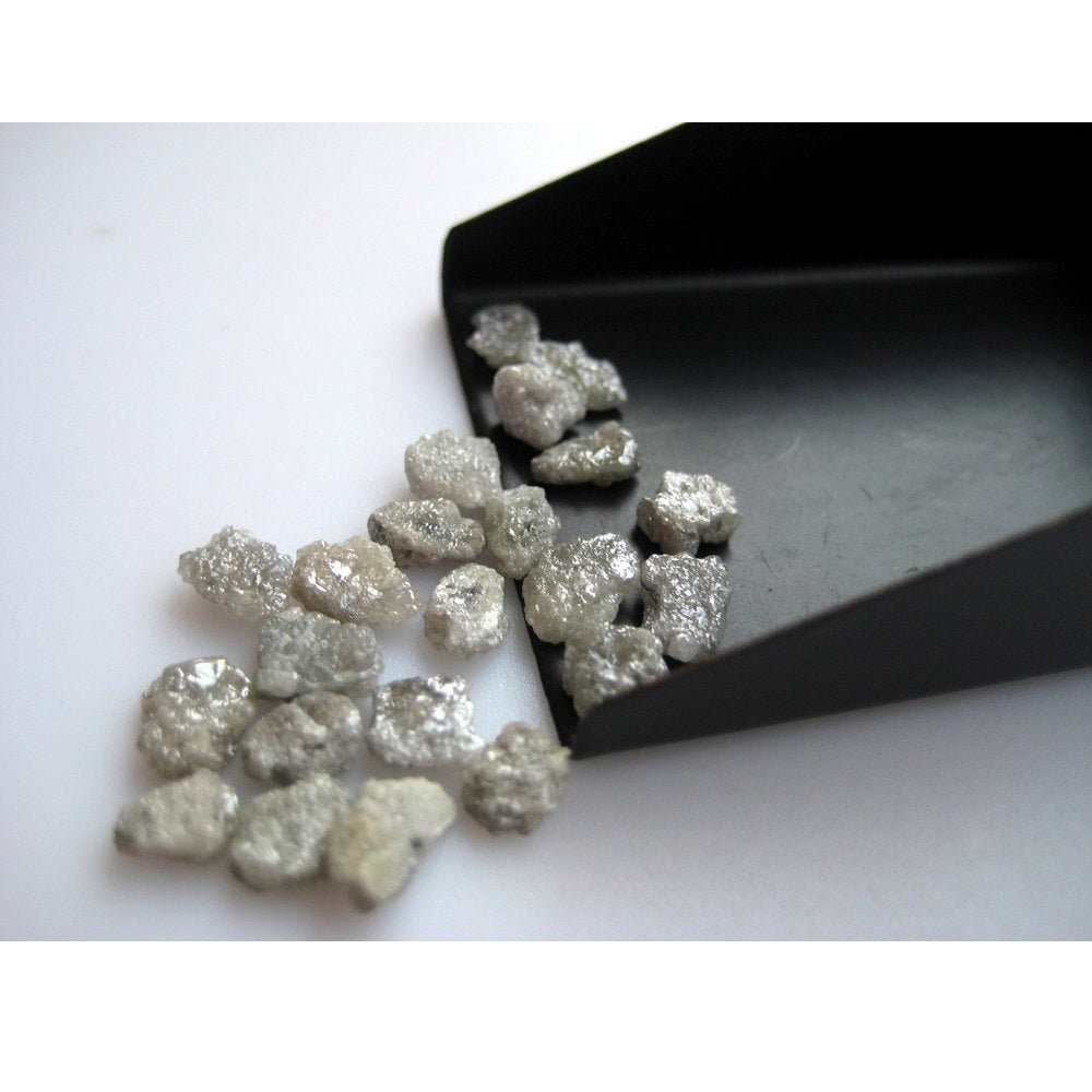 8-10mm White Raw Diamond, White Rough Diamond, Raw Diamond, Uncut Rough ...