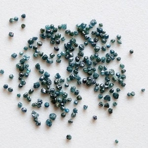 1-2mm Blue Raw Diamond, Blue Rough Diamond, Uncut Diamond, Blue Loose Diamond, Conflict Free Diamond (1Ct To 10Ct Options) - DDP140