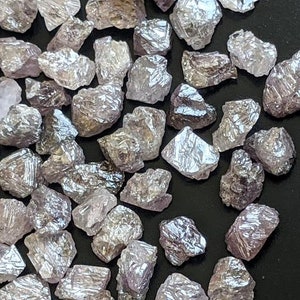 3-4mm Pink Rough Diamond, Natural Pink Raw Diamond, Pink Raw Uncut Diamond, Pink Loose Diamonds (1CT to 2 CT Options) - PPD828