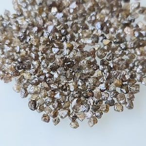 2-4mm Brown Red Raw Diamond, Natural Brown Red Rough Smooth Uncut Diamond, Loose Brown Red Diamond For Jewelry (1Ct To 10Ct Options)- PPPK1