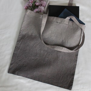 Natural Canvas Knitting Organizer, Vegan Knitting Bag, Dye-free Project Bag  With Many Pockets. Eco-friendly Gift, Sustainable Knitting Tote. 