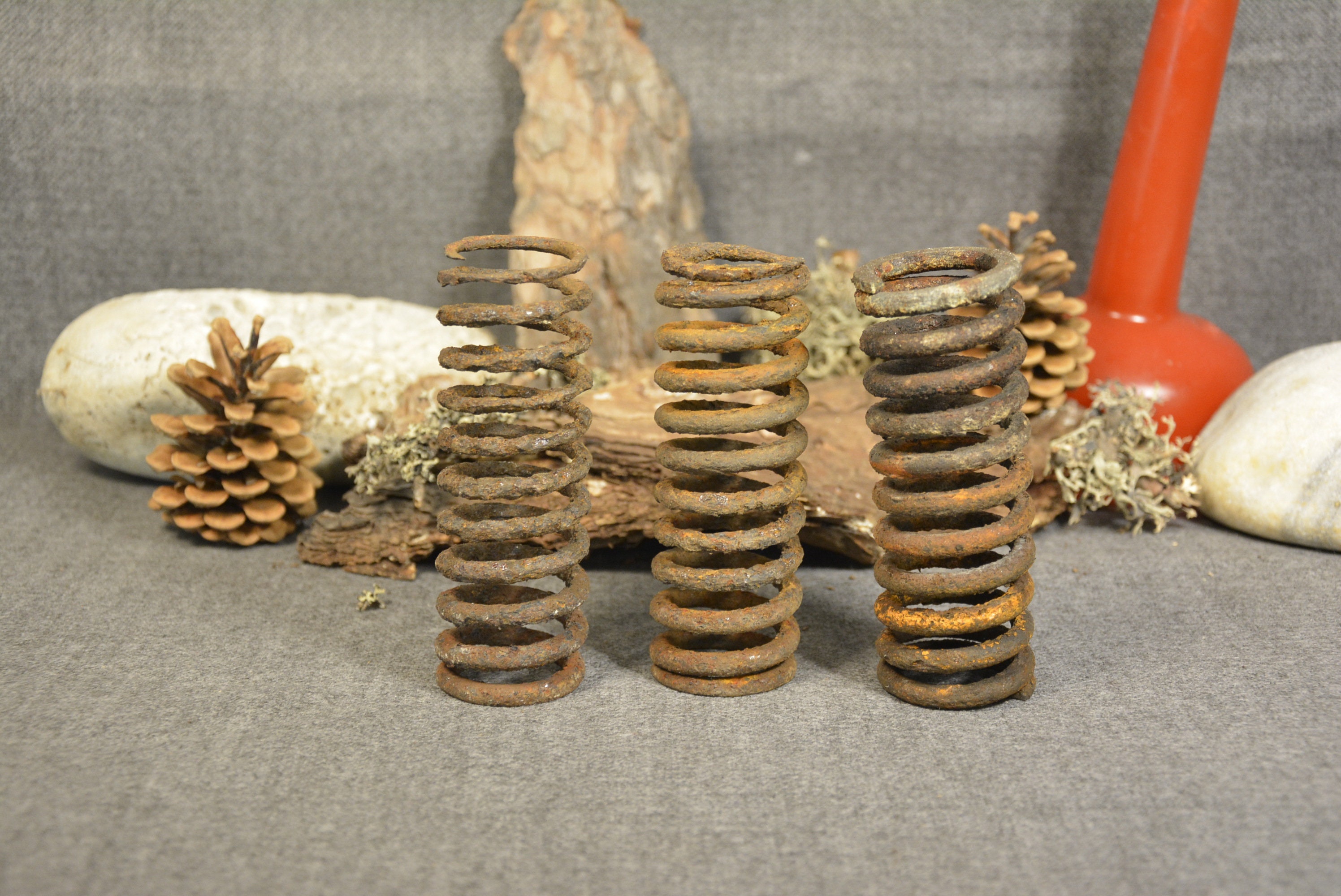 Springs Lot of 3 Pieces Old Springs Spring Metal Old Etsy UK