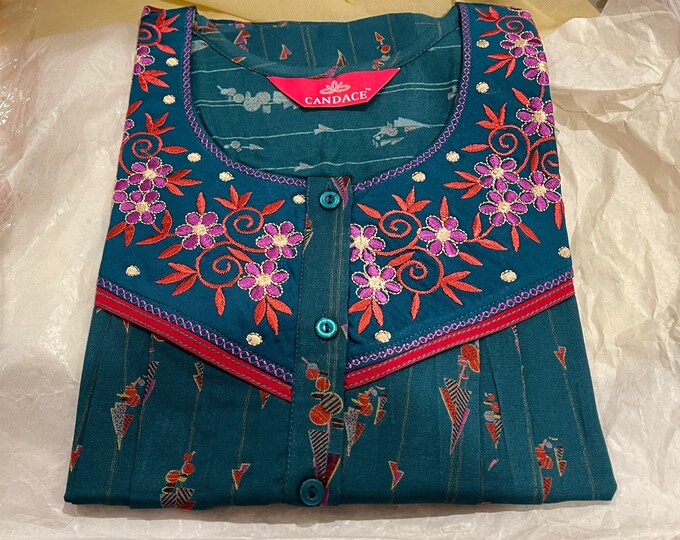 Women Nighties Alphine Fabric Nighties for Sleepwear Long Free Size