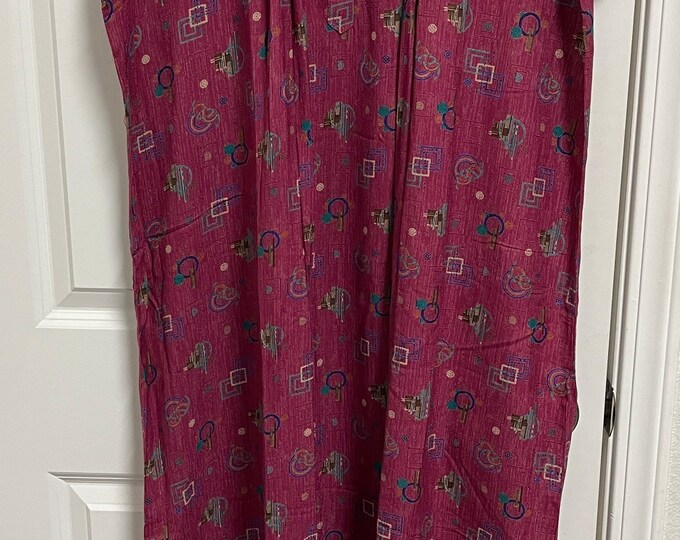 Brown-Colored Alpine Pleated Nightdress main image 1