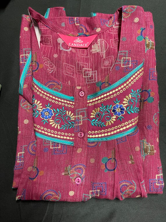 Women nighties Alpine fabric Freesize nighties for sleepwear long free size nighties floral nighties Indian nighties for women
