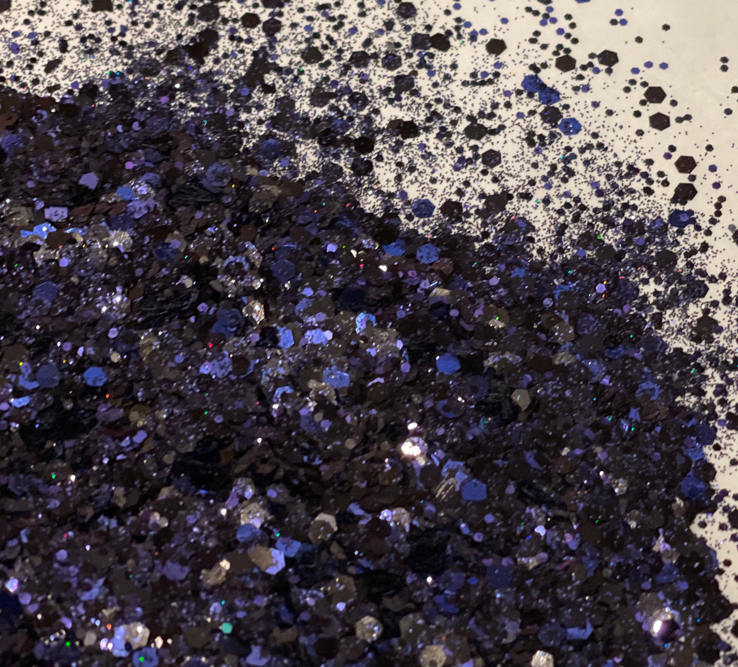 Dark Blue Chunky Glitter Navy Blue Polyester Chunky Glitter Etsy