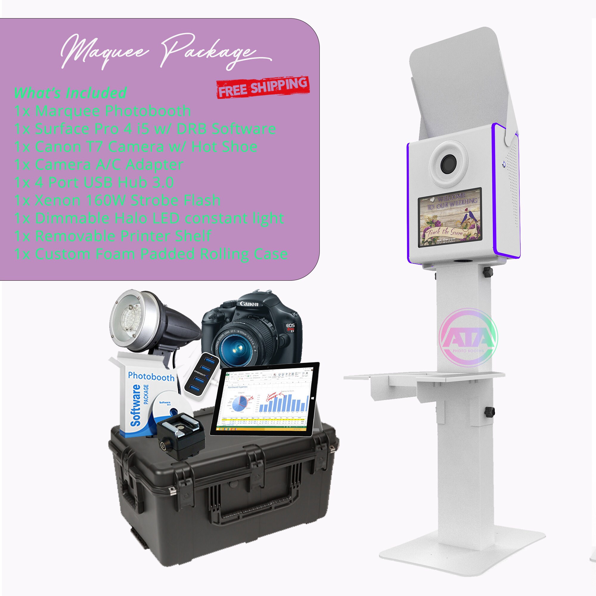 Marquee DSLR Photo Booth System Package Deal Etsy