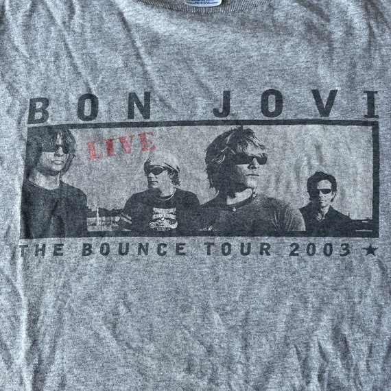 BON JOVI バウンスツアーTシャツ 2003 BON JOVI バウンスツアーTシャツ 2003
