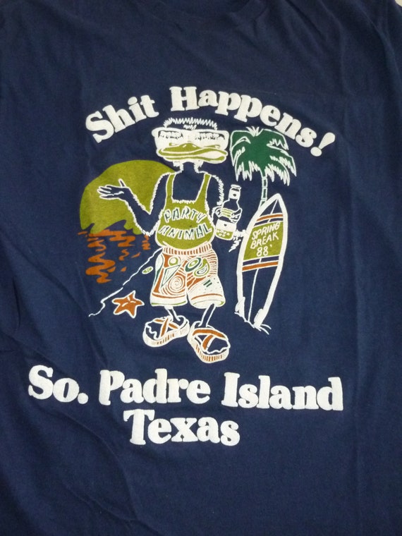 Vintage South Padre Island Party Animal  T-Shirt … - image 2