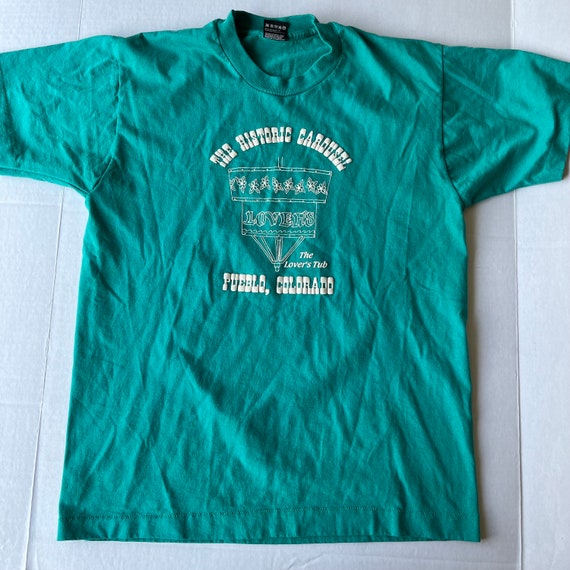 Vintage Historic Carousel Pueblo Colorado T-Shirt Tee… - Gem
