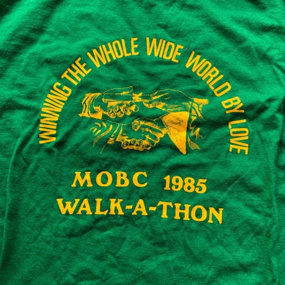 Vintage Mount Olive Baptist Shirt 1985 T-Shirt Te… - image 2