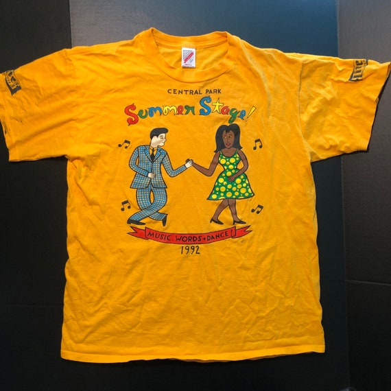 Vintage Central Park Summer Stage T Shirt Tee RARE 90 Gem vintage-central-park-summer-stage-t-shirt-tee-rare-90-gem
