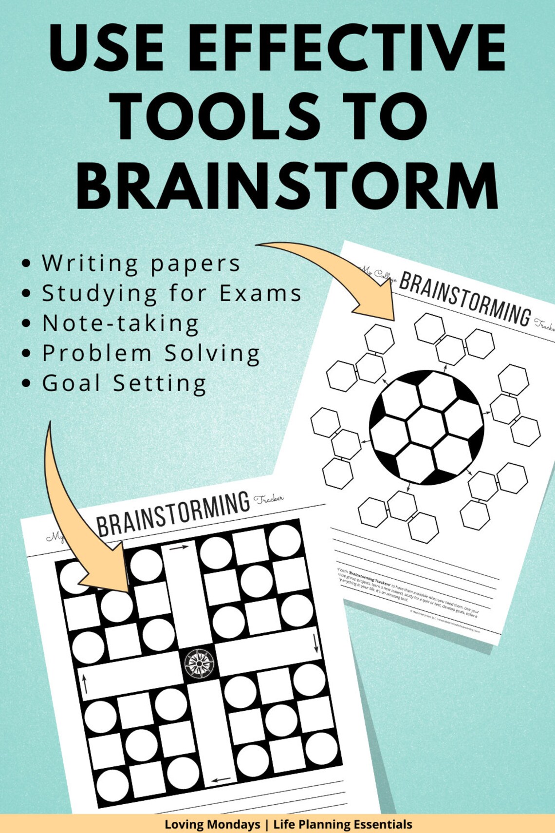 Student Planner Printable, Happy Planner, College, Academic, Back to ...