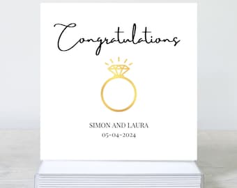 Personalized Engagement Card: Irish Made Congratulations Card