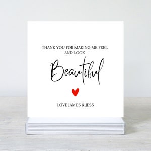 Tarjeta de agradecimiento para el cabello de boda, Tarjeta de agradecimiento para maquillaje de boda, Tarjeta para boda MUA, Tarjeta de agradecimiento para boda, Proveedor de bodas Gracias