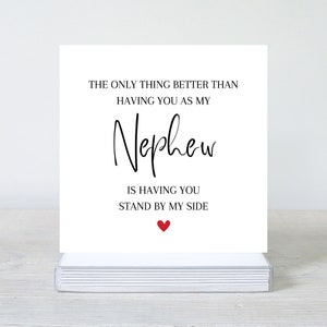 Proposta per nipote Page Boy, biglietto per proposta per Page Boy, Will You Be My Page Boy, regalo per Page Boy, Will You Be My, festa di matrimonio
