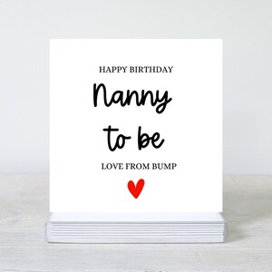 Carte d'anniversaire future nounou, future nounou, joyeux anniversaire sans lendemain, à une nounou spéciale, carte d'anniversaire future grand-mère