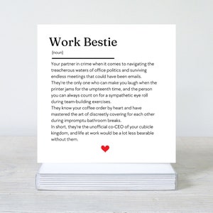 Biglietto di definizione di Bestie di lavoro, Biglietto di partenza di Bestie di lavoro, Biglietto di compleanno di Bestie di lavoro, Biglietto di definizione del dizionario, Biglietto di miglior amico di lavoro, Lavoro