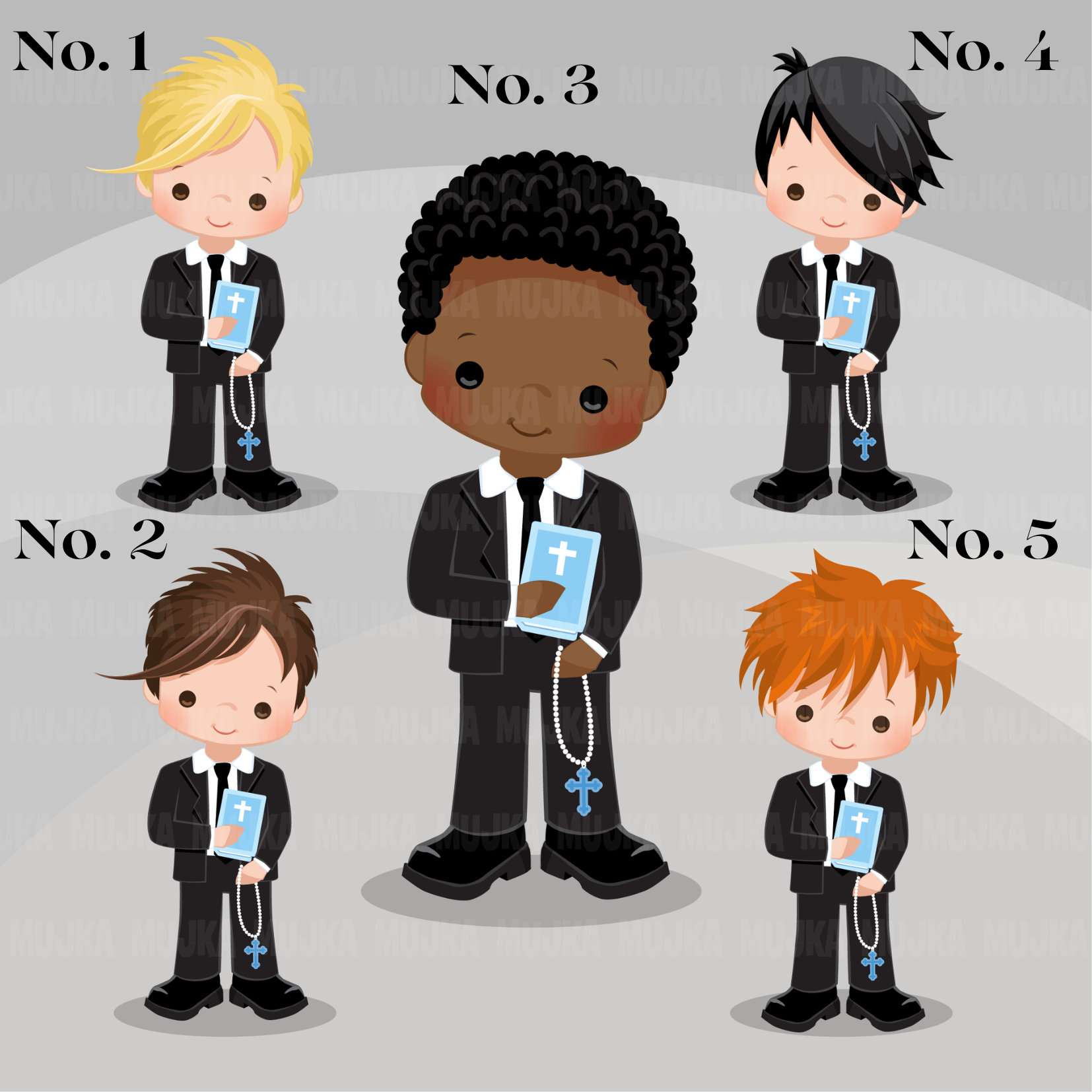 Personalised Boys First Holy Communion Card For Son Grandson - Ireland - View #2