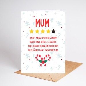 Carte de Noël maman, carte de Noël maman drôle, humour irlandais, carte de Noël sarcastique, carte de Noël mamie irlandaise,