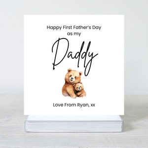 Eerste vaderdagkaart, eerste vaderdag cadeau, cadeau van nieuwe baby, nieuwe baby vaderdagkaart, eerste vaderdag aandenkenkaart