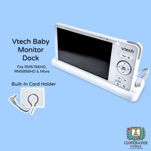 VTech 5&quot; Baby Monitor Dock With Cord Holder | For RM5766HD, RM5856HD, RM5864HD, RM5764HD | Made in Australia