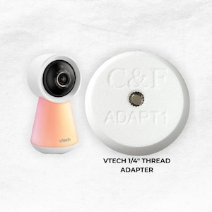 VTech RM7756HD, RM5756HD & More Baby Monitor Mount Adapter | 1/4 Inch Thread