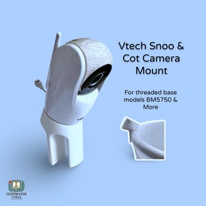 VTech Snoo & Cot Mount: Non-Threaded Baby Monitor Clip - Aussie Made