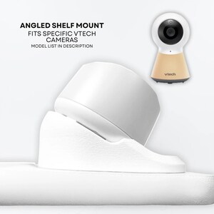 VTech BM3350N, BM4200N & More Baby Monitor Shelf Mount | 30 Degree Angle