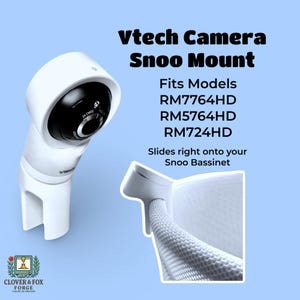 VTech Baby Monitor Mount for Snoo & Cot: 3D Printed Clip-On - Aussie Made