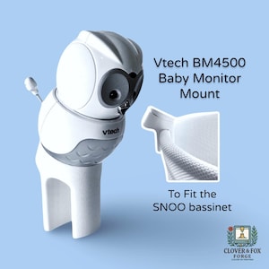 VTech BM4500HD Snoo Mount: No-Drill Clip-On Baby Monitor Holder