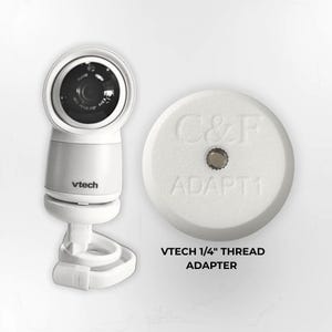 Adaptador de montaje para monitor de bebé VTech / RM7754HD y más / Rosca de 1/4"
