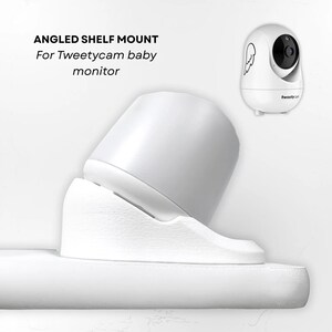 TweetyCam ベビーモニター用棚取り付け金具 | 全モデル対応 | 30度角度