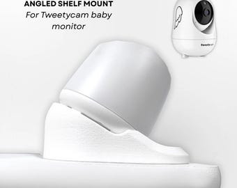 TweetyCam Baby Monitor Shelf Mount | All Models | 30 Degree Angle