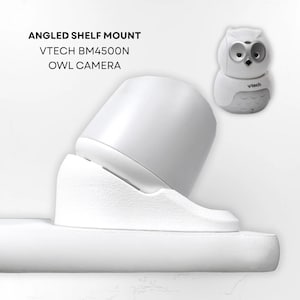 VTech BM4500-OWL, BM5500-OWL & More Baby Monitor Shelf Mount | 30 Degree Angle
