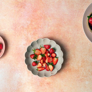Summery Peach Food and Product Photography Backdrop