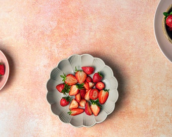 Summery Peach Food and Product Photography Backdrop