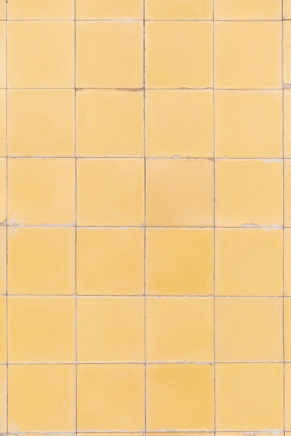 Pastel Yellow Tiles
