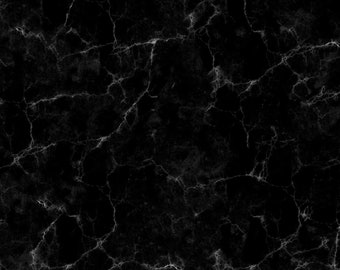 May include: Black marble background with a white veined pattern.