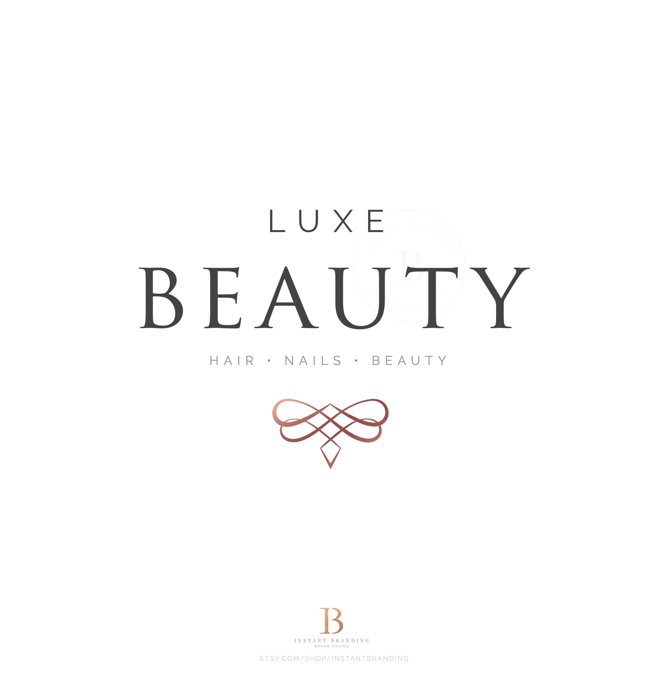 INSTANT DOWNLOAD Beauty Salon Logo Hair Stylist Logo Makeup - Etsy INSTANT DOWNLOAD Beauty Salon Logo Hair Stylist Logo Makeup - Etsy