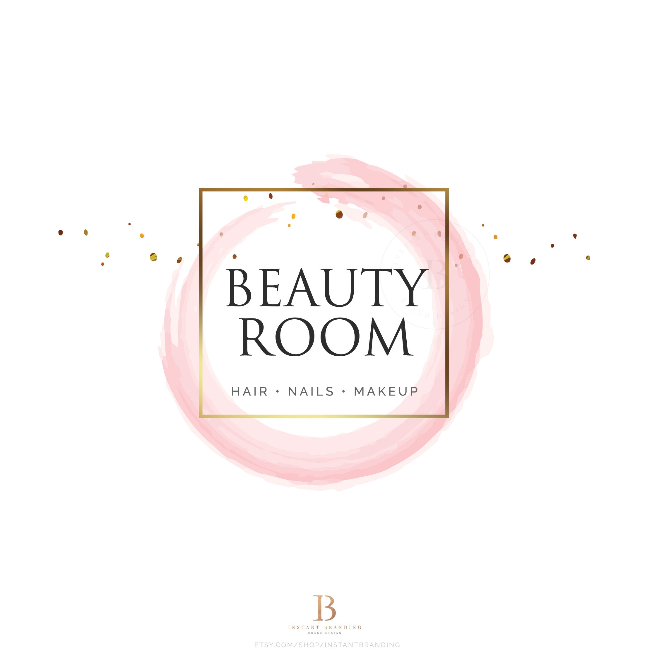 INSTANT DOWNLOAD Hair Salon Makeup Artist Logo Beauty Salon - Etsy INSTANT DOWNLOAD Hair Salon Makeup Artist Logo Beauty Salon - Etsy