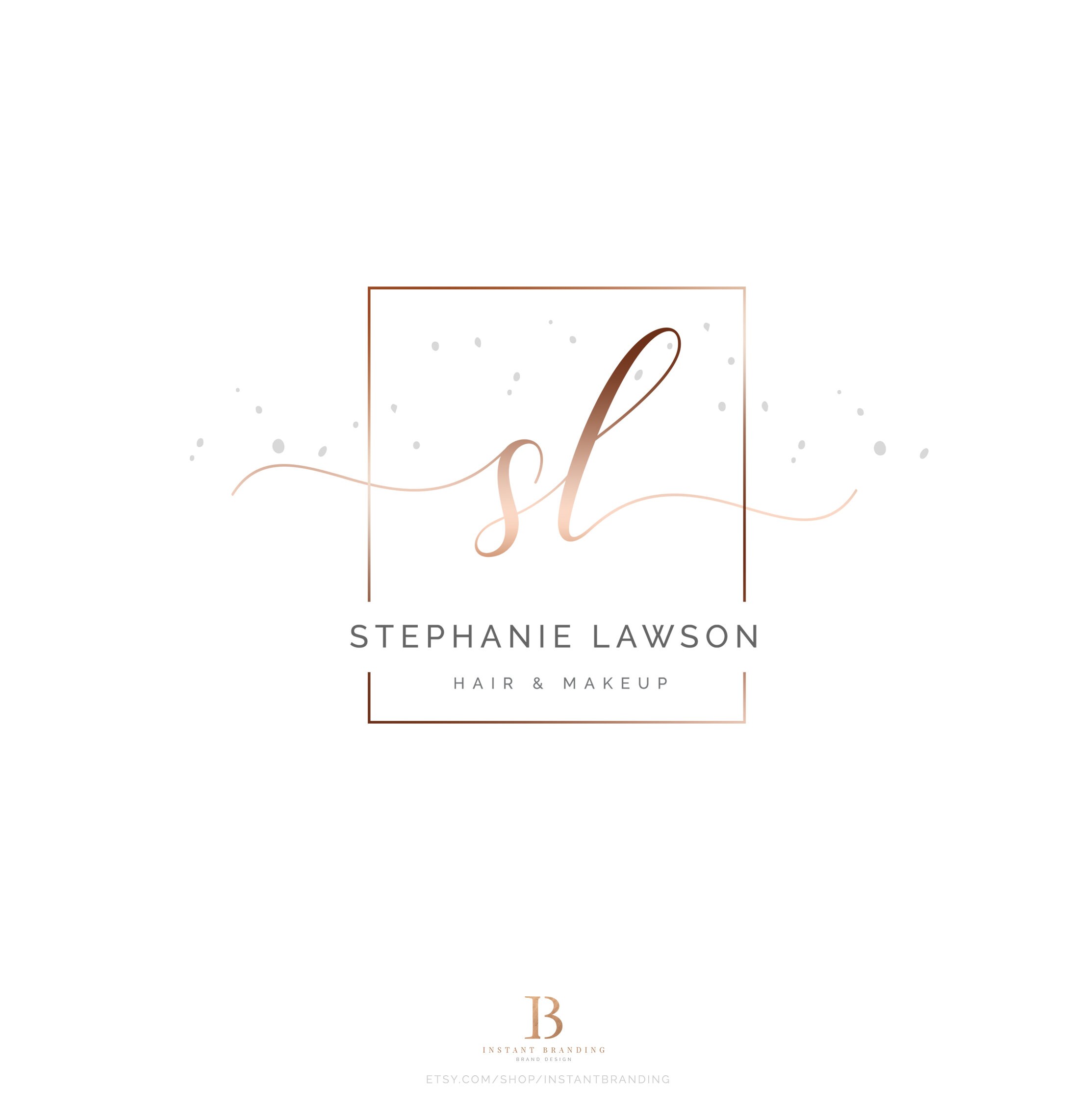 INSTANT DOWNLOAD Hair Salon Logo Makeup Artist Logo - Etsy INSTANT DOWNLOAD Hair Salon Logo Makeup Artist Logo - Etsy