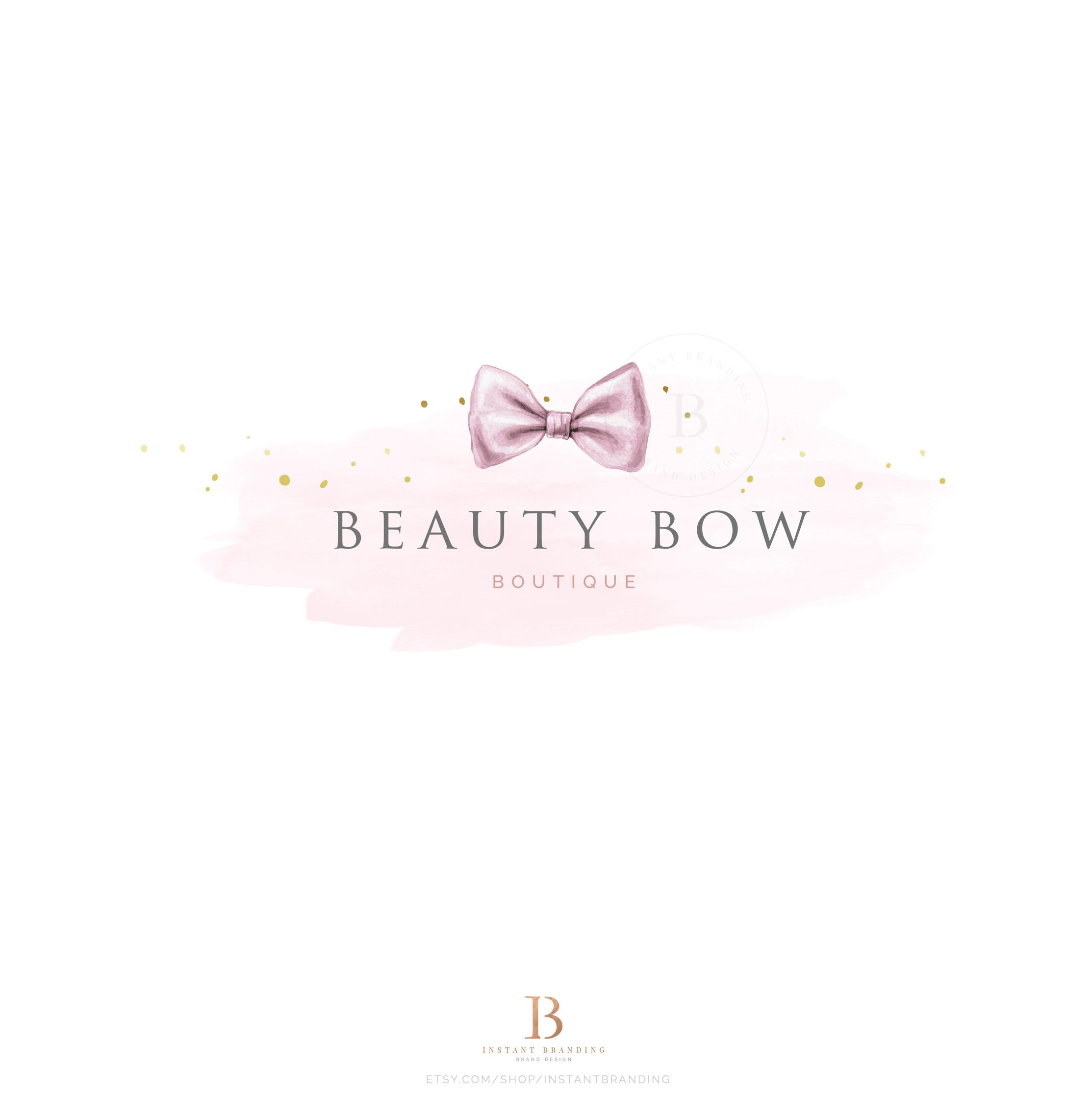 Hair Bow Logo Design