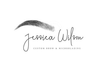 INSTANT DOWNLOAD, Brow Logo Design, Eyebrow Logo, Makeup Artist Logo, Microblading Logo,Makeup logo, Signature Logo, Beauty Logo
