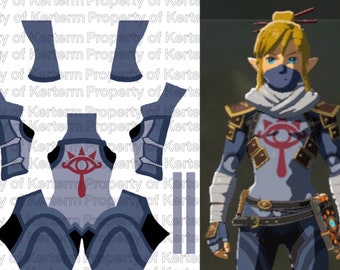 Sheikah Link Bodysuit Design | Legend of Zelda Breath of the Wild Sheik Cosplay Pattern